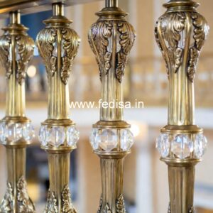 Brass Balcony Railing Design With Premium Style Sidhi Railing Steel Design