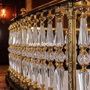 Modern Brass Staircase Railing With Premium Look Roof Railing Design By Bricks