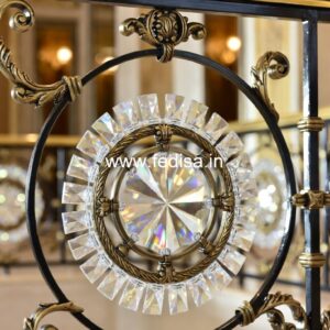 Designer Brass Staircase Railing With Classic Appeal Chidiya Ki Railing