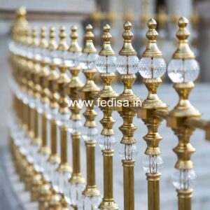 Premium Brass Stair Railing Design For Modern Homes Chhat Ki Steel Railing Design