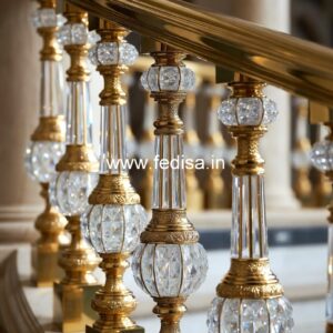 Stylish Brass Balcony Railing With Luxury Appeal Railings Balcony Design