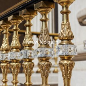 Heavy Duty Brass Railing Design For Durability Wall Railing Design For Balcony