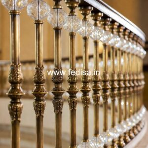 Classic Brass Staircase Design For Luxury Homes Handrail Designs For Steps