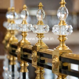 Designer Brass Railing For Premium Interiors Loha Ka Sidhi Railing