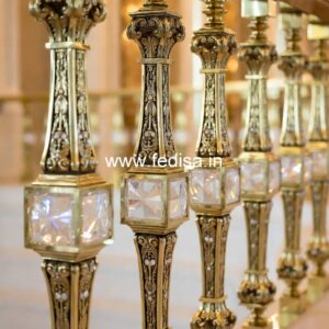 Modern Brass Railing Design For Staircase Railing Boundary Wall