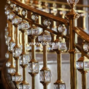 Custom Brass Stair Railing Design Glass Ki Railing Ki Design