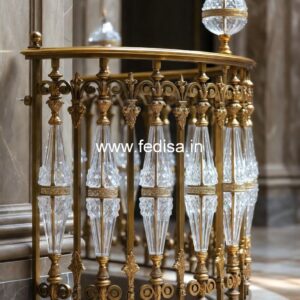 Designer Brass Handrail For Luxury Interiors Roof Railing Design Of Steel