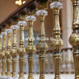 Custom Brass Balcony Railing Design Lakdi Ki Railing Ka Design