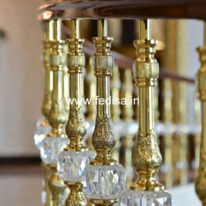 Luxury Brass Stair Railing Ideas Outdoor Staircase Handrail Design