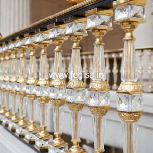 Antique Style Brass Railing Design For Classic Villas Stainless Handrail Design Balcony