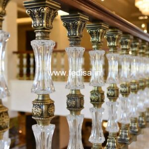 High Quality Brass Balcony Railing For Home Exterior Iron Railing Balcony Design