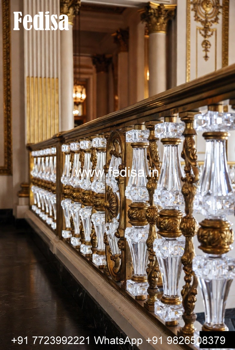 Traditional Brass Railing Design With Engraving Window Grill Design 2026