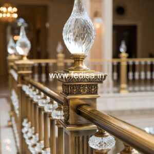 Classic Brass Railing Design For Interior Spaces Window Grill Design Catalog 2026