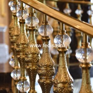 Modern Brass Railing Design For Stylish Interiors Home Grill Design