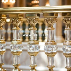 Designer Brass Stair Railing For Luxury Decor Door Grill Design 2026