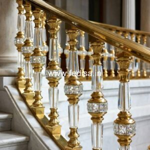 Stylish Brass Balcony Railing With Modern Design Window Grill Design 2026 Latest