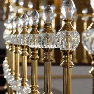 Premium Brass Staircase Handrail Collection Full Balcony Grill Design Catalog