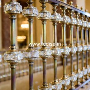 Decorative Brass Handrail Design For Interiors Box Grill Design
