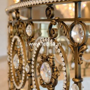 Decorative Brass Stair Railing Design For Villas Steel Grill Design For Main Door