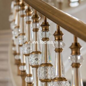 Stylish Brass Balcony Railing With Designer Look Metal Grill Design