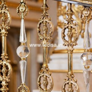 Modern Brass Balcony Railing With Elegant Appeal Loha Grill Design