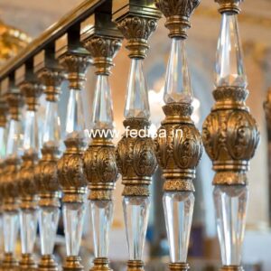 Premium Brass Balcony Railing With Elegant Look Grill Ki Design