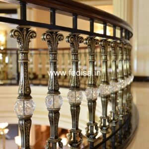 Modern Brass Handrail Design For Elegant Interiors Best Window Grill Design