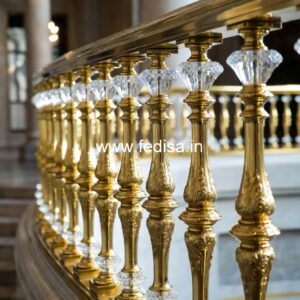Elegant Brass Railing Design For Premium Interiors Grill Door Design For Home
