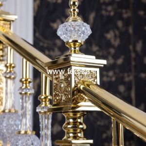 Antique Brass Stair Railing Design For Royal Homes Window Grill Design 2026