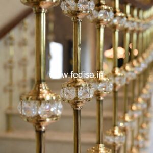 Designer Brass Railing Design For Luxury Villas Stainless Steel Window Grill