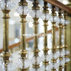 Elegant Brass Balcony Railing For Designer Interiors Lohe Ki Grill Design