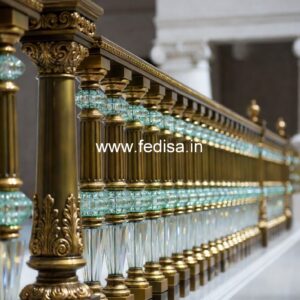 Brass Balcony Railing Design For Premium Decor Khidki Ka Grill Design