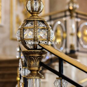 Premium Brass Railing Design For Designer Homes Safety Grill Design For Compound Wall