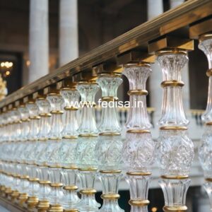 Designer Brass Staircase Railing For Luxury Homes Grill Ke Design