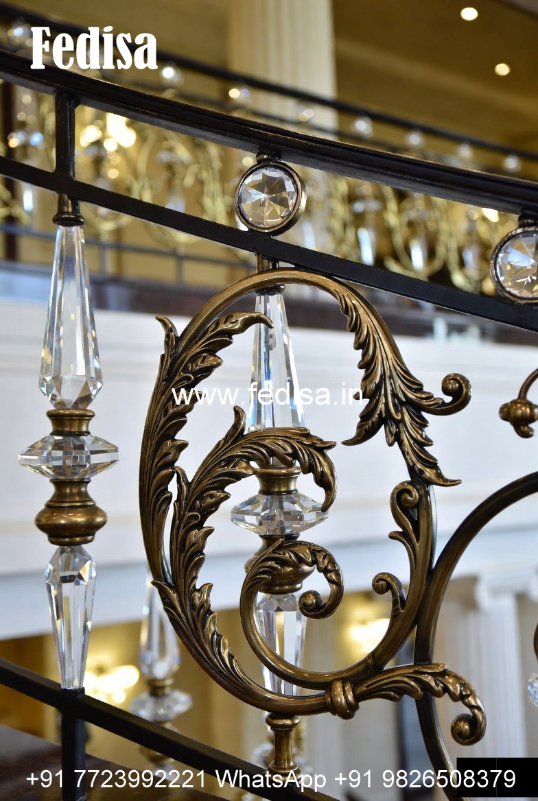 Traditional Brass Railing Design With Carving Work Steel Jangla Design