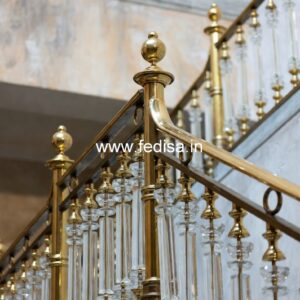 Luxury Brass Railing Design With Detailing Lohe Ki Khidki Ki New Design