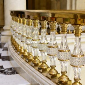 High Quality Brass Staircase Railing Design House Grill Design Front