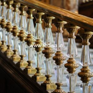 Premium Brass Balcony Railing Design Collection Square Grill Design