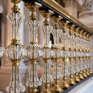 Brass Railing Design For Home Exterior Decor MS Window Grill