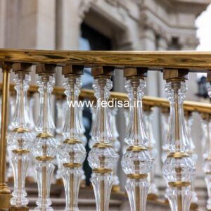 Traditional Brass Railing Design For Indian Homes Balcony Window Grill Design