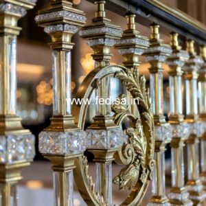 Modern Brass Staircase Railing Design Inspiration Grill Design 2026