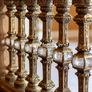 Elegant Brass Handrail Design For Interiors New Khidki Design