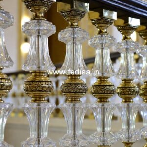 Custom Brass Stair Railing Design Aluminum Grill Design