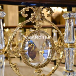 Heavy Brass Railing Design For Strong Support Roof Boundary Grill Design