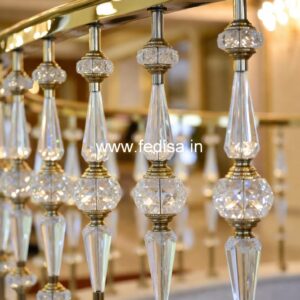 Elegant Brass Staircase Design With Decorative Finish Safety Grill Gate Design For Main Door Price