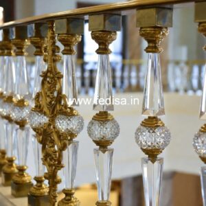 Premium Brass Balcony Railing For Contemporary Homes Front Steel Grill Design