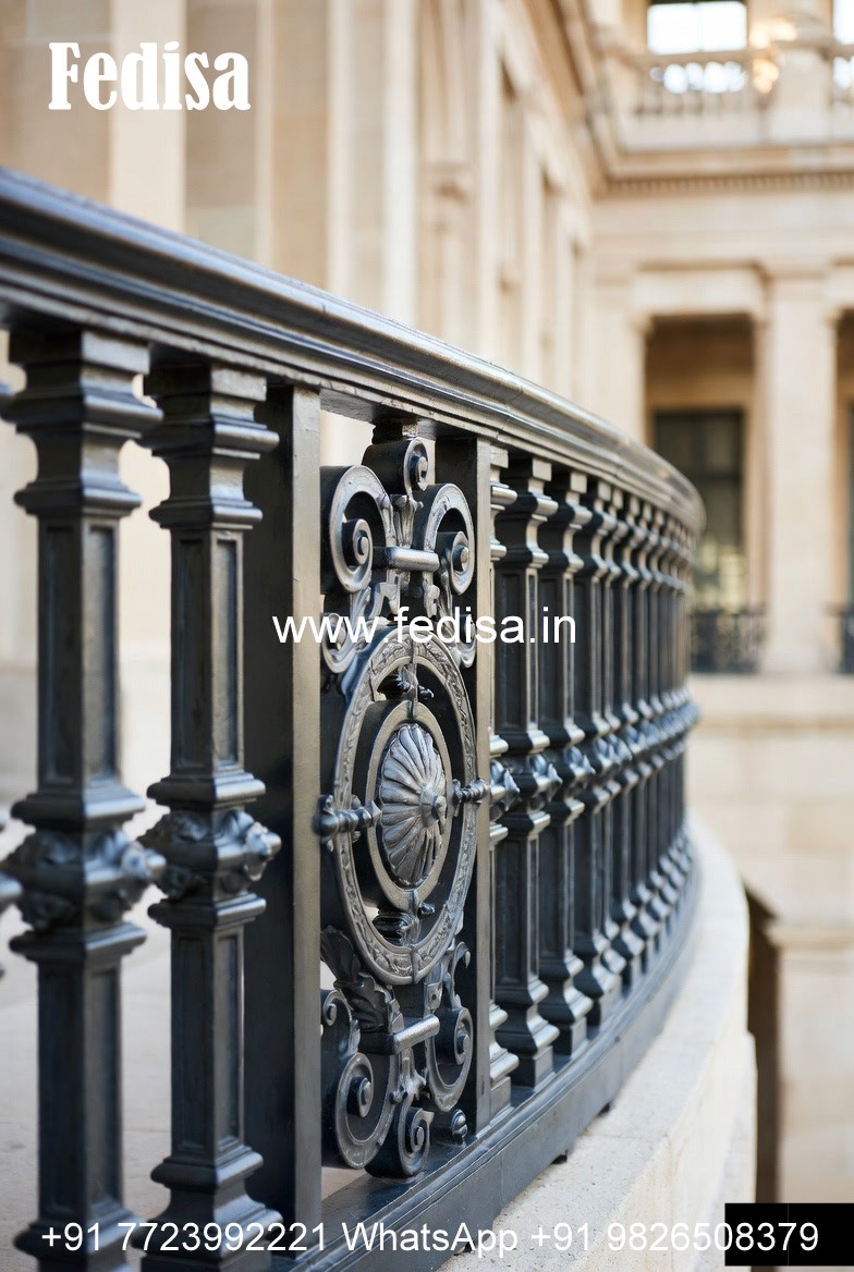 Elegant Brass Railing Design For Interior Projects Sliding Grill Design