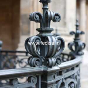 Decorative Brass Handrail With Artistic Detailing Pinterest Grill Design