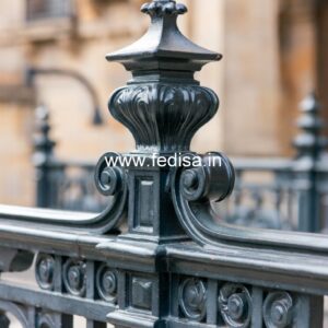 Decorative Brass Railing Design With Unique Patterns Security Grill Design