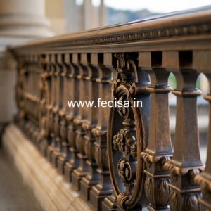 Antique Brass Handrail Design For Classic Interiors Grill Safety Door Design